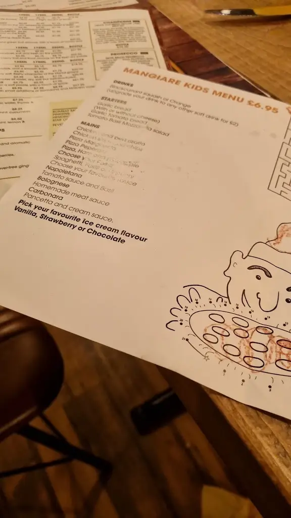 Menu_Mangiare Ristorante Italiano_Exning_image_2