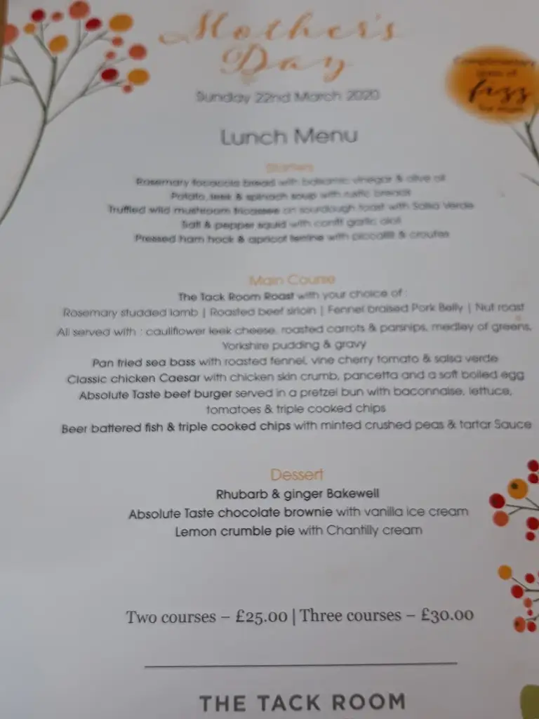 Menu_The Tack Room_Exning_image_3