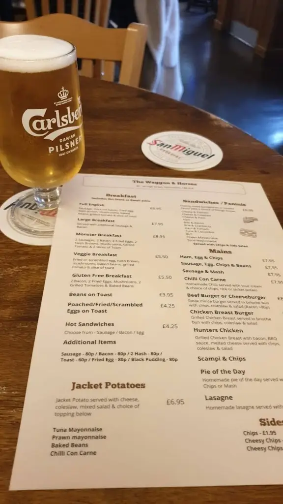 Menu_The Waggon & Horses_Exning_image_3
