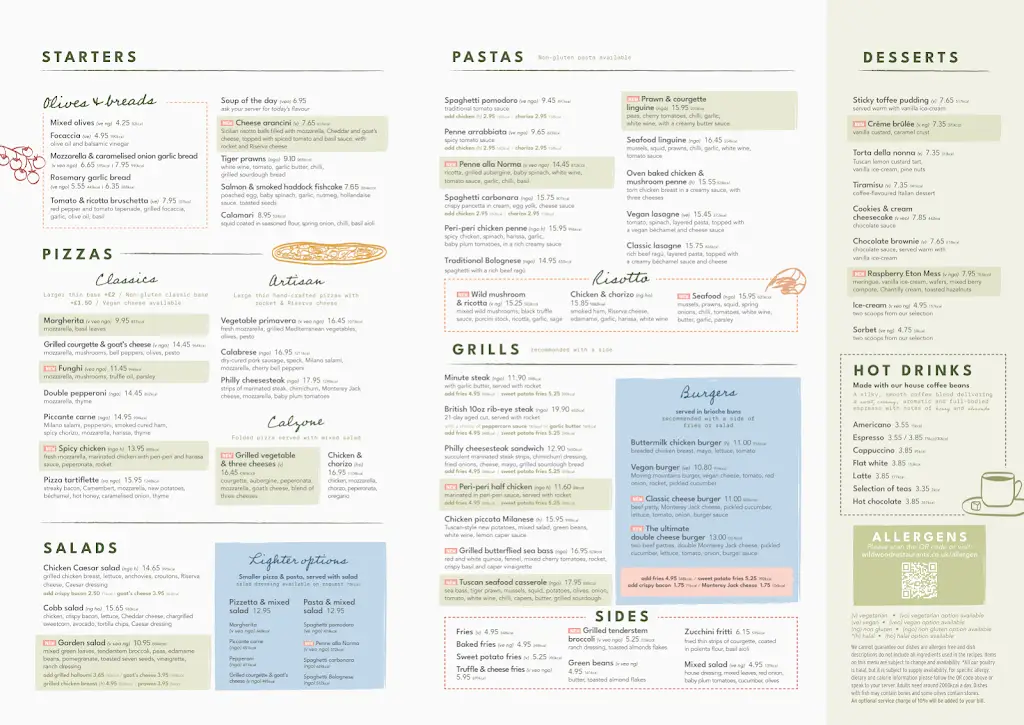 Menu_Wildwood Restaurants Newmarket_Exning_image_1