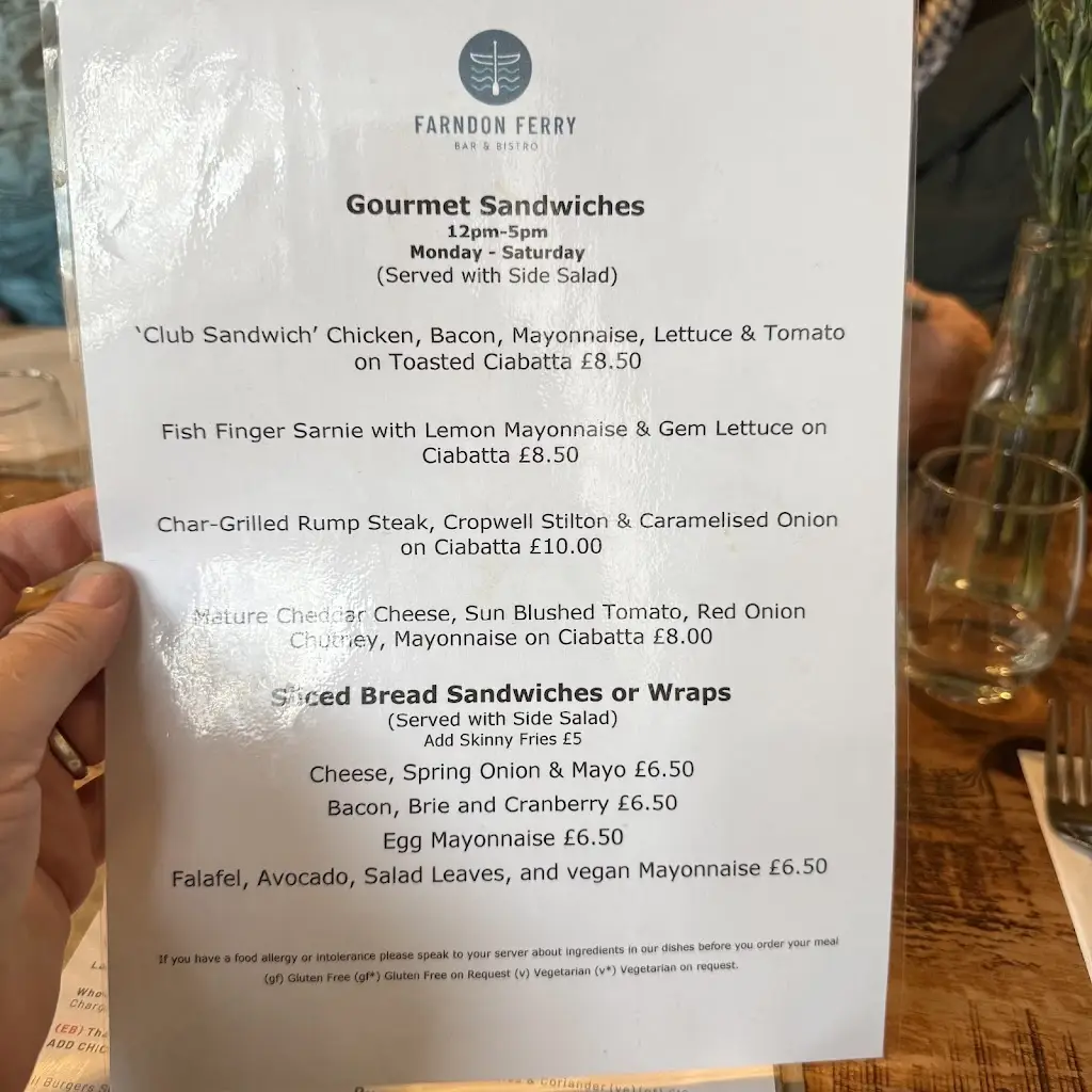 Menu_The Farndon Ferry_Farndon_image_2