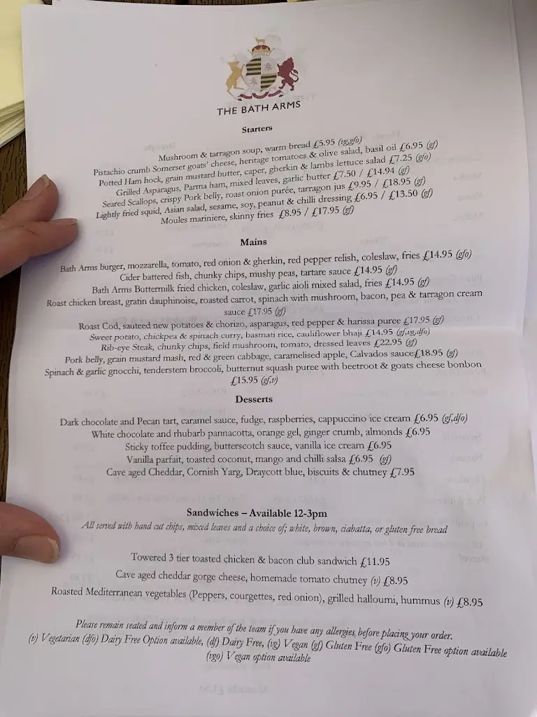 Menu_Bath Arms Hotel_Axbridge_image_4