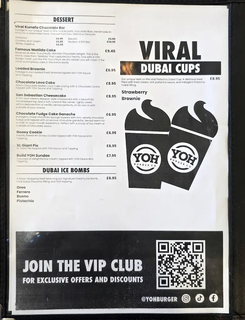 Menu_Yoh Burger & Desserts - Failsworth Manchester_Failsworth_image_3