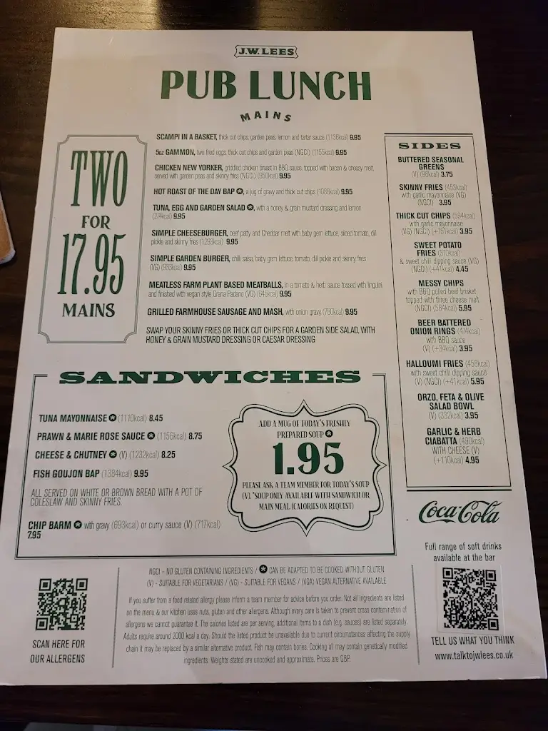 Menu_The Millgate Pub_Failsworth_image_1