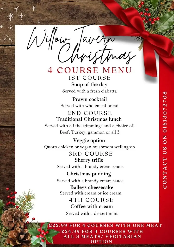 Menu_Willow Tavern_Failsworth_image_2