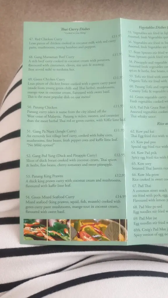 Menu_Crawfish Thai Restaurant_Fakenham_image_3