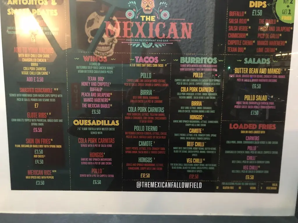 Menu_The Mexican Restaurant, Bar and Takeaway_Fallowfield_image_2