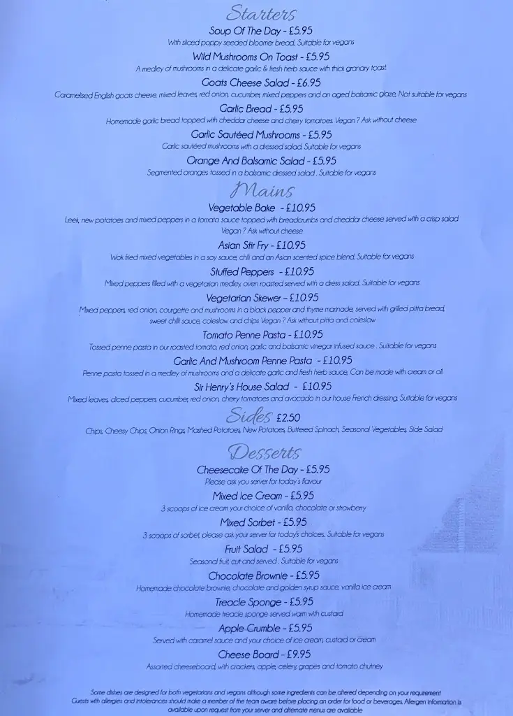 Menu_Sir Henrys_Aveley_image_4