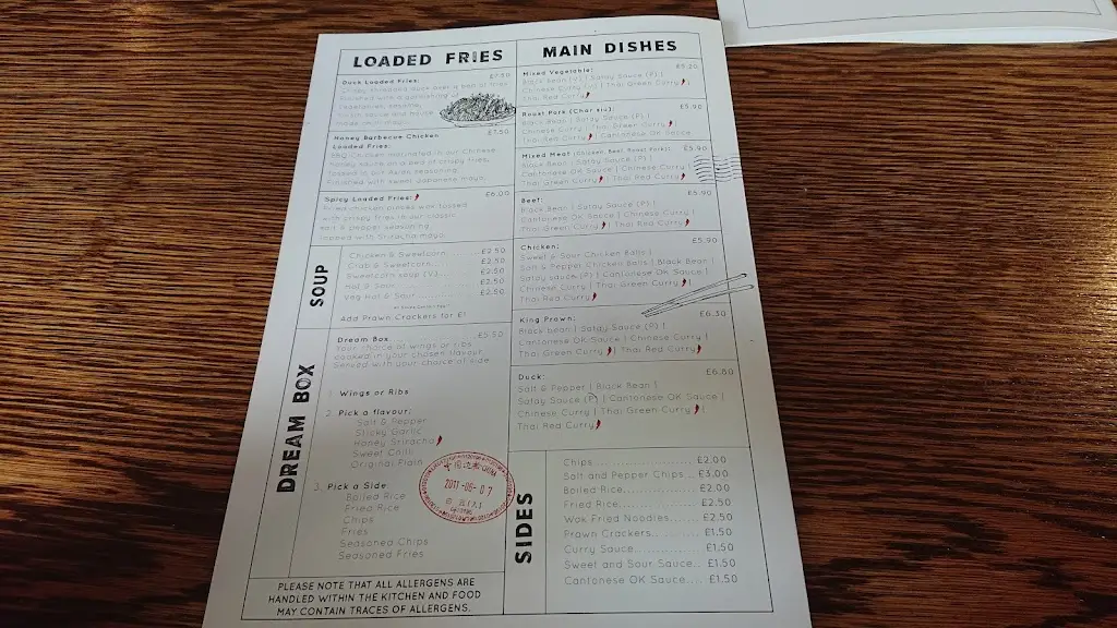 Menu_Dream Wok_Fallowfield_image_1