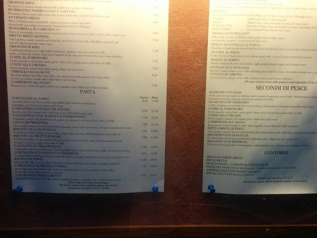 Menu_Villa Romana Fareham_Fareham_image_2