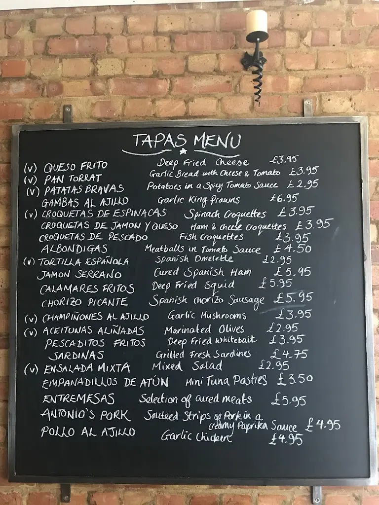Menu_Antonio's_Fareham_image_1