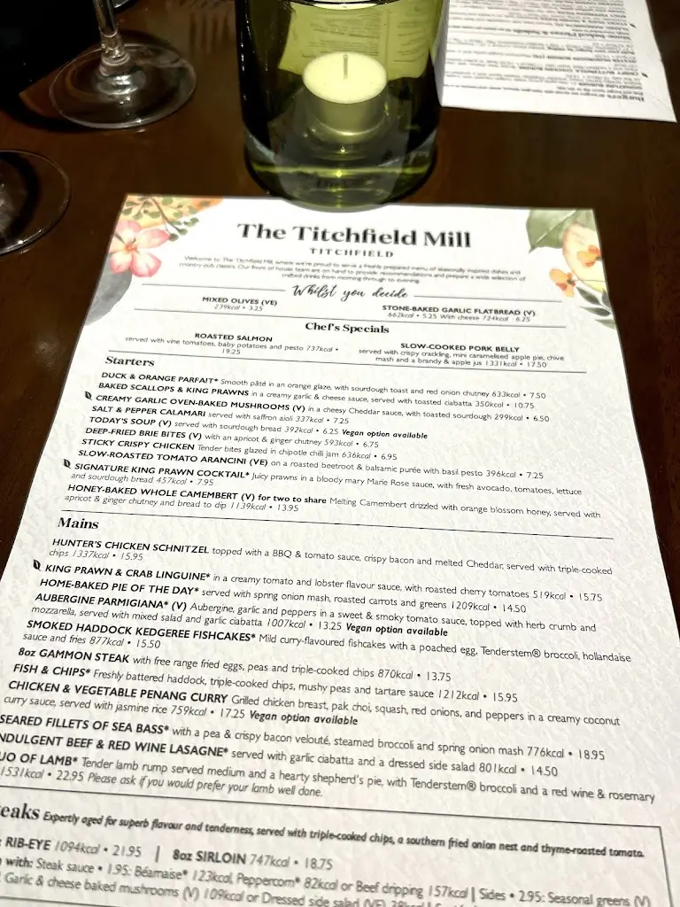 Menu_The Titchfield Mill_Fareham_image_2