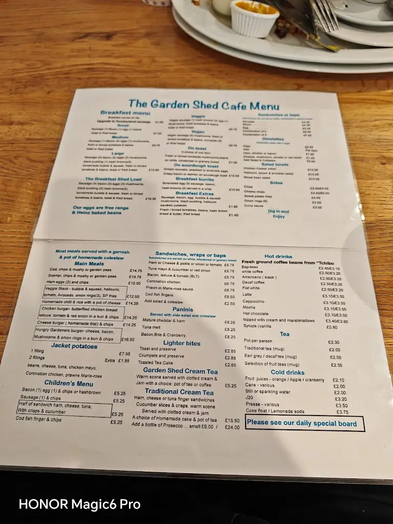 Menu_The Garden Shed Cafe_Fareham_image_1