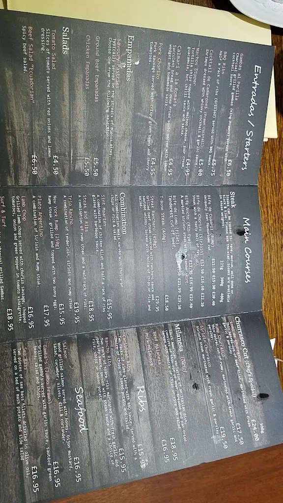 Menu_Rancho Steakhouse Fareham_Fareham_immagine_2