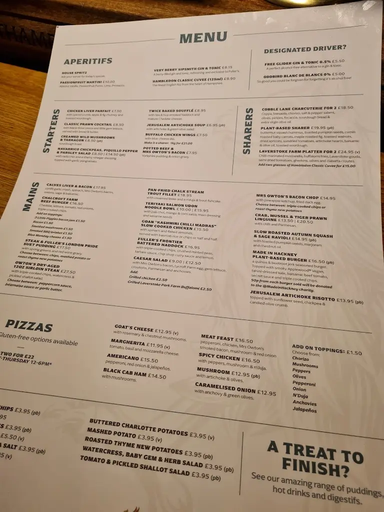 Menu_The Cams Mill, Fareham_Fareham_image_1