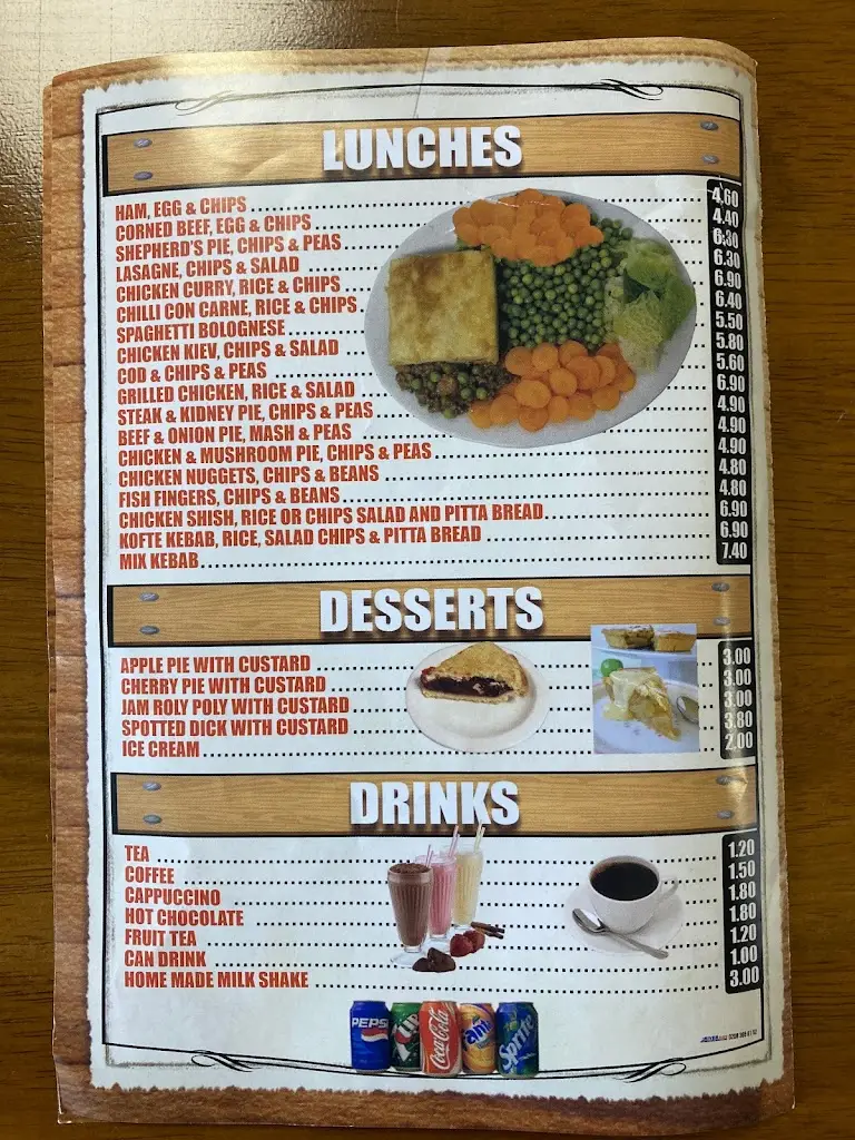 Menu_Rosina Cafe_Aveley_immagine_2