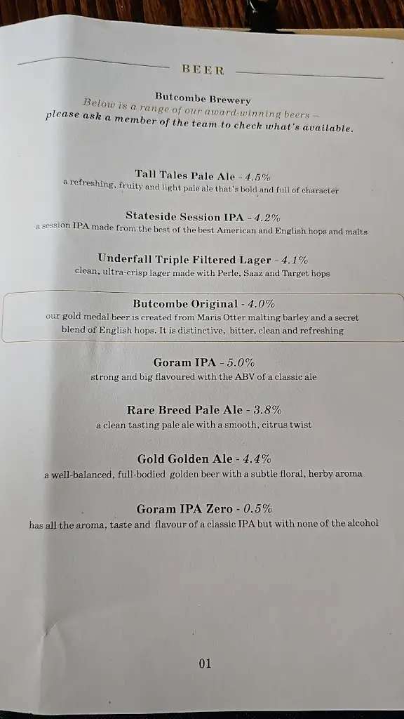 Menu_The Trout at Tadpole Bridge_Faringdon_image_3