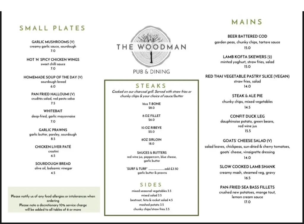 Menu_The Woodman Inn_Faringdon_image_4