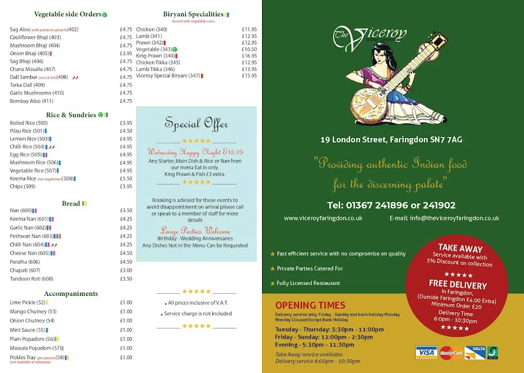 Menu_Viceroy Tandoori_Faringdon_image_1