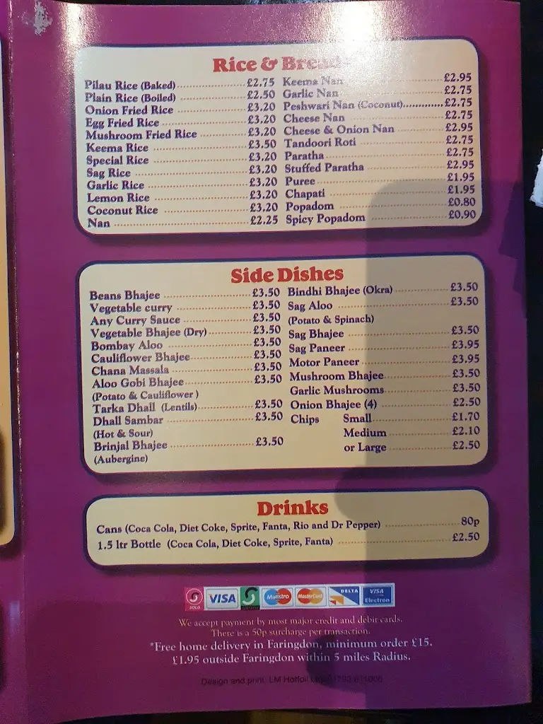 Menu_Royal Spice_Faringdon_image_2