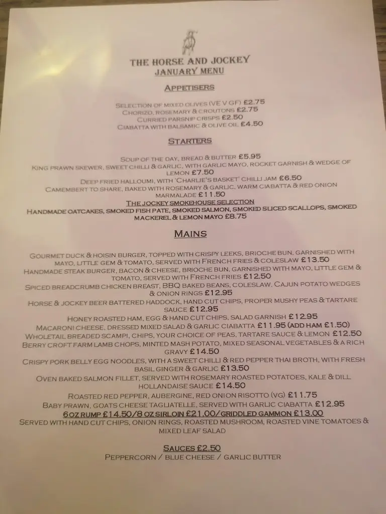 Menu_Horse & Jockey_Faringdon_image_4