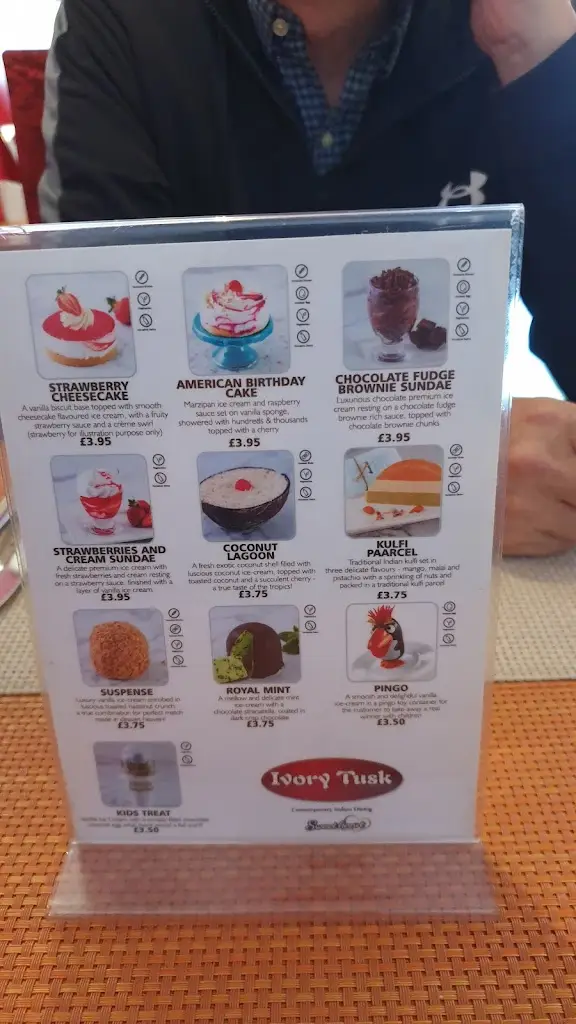 Menu_Ivory Tusk_Fazeley_image_1