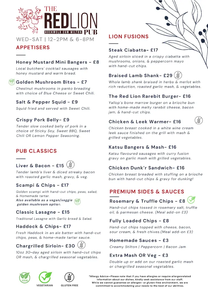 Menu_Red Lion Hockwold_Feltwell_image_3