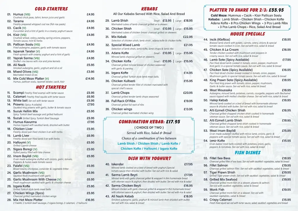 Menu_Izmir Turkish Restaurant, Farnham Common_Farnham Royal_image_1