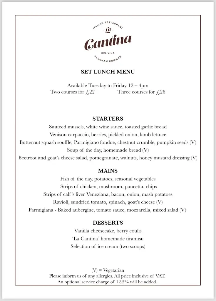 Menu_La Cantina Del Vino - Farnham Common_Farnham Royal_image_2