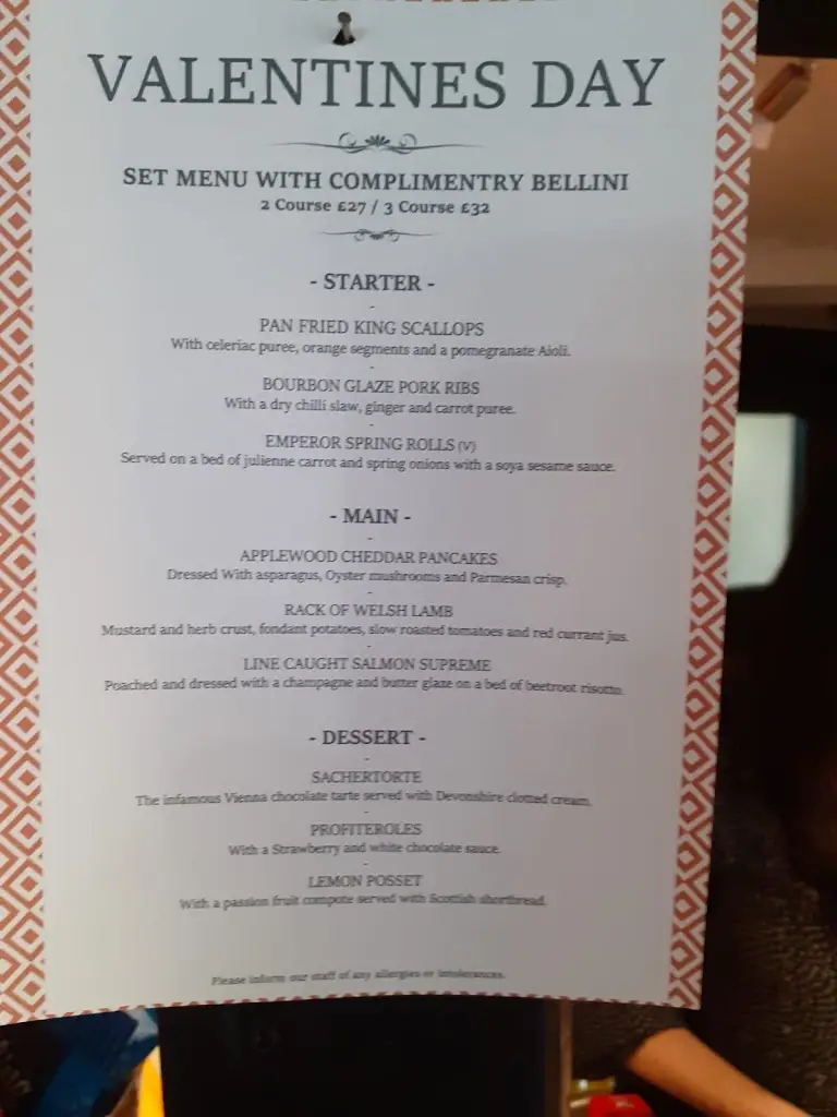 Menu_The Emperor_Farnham Royal_image_2