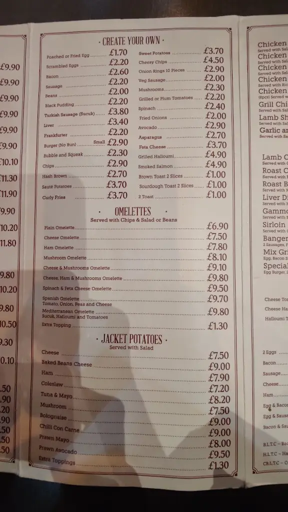 Menu_Duran's Cafe_Farnham Royal_image_4