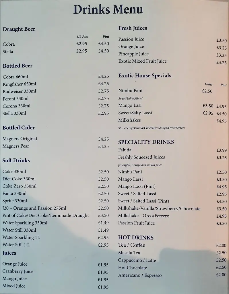 Menu_Exotic Karahi_Farnham Royal_image_1