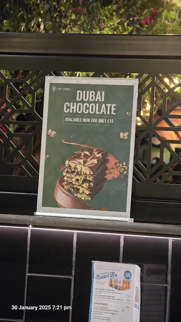 Menu_Chai Green_Farnham Royal_image_4