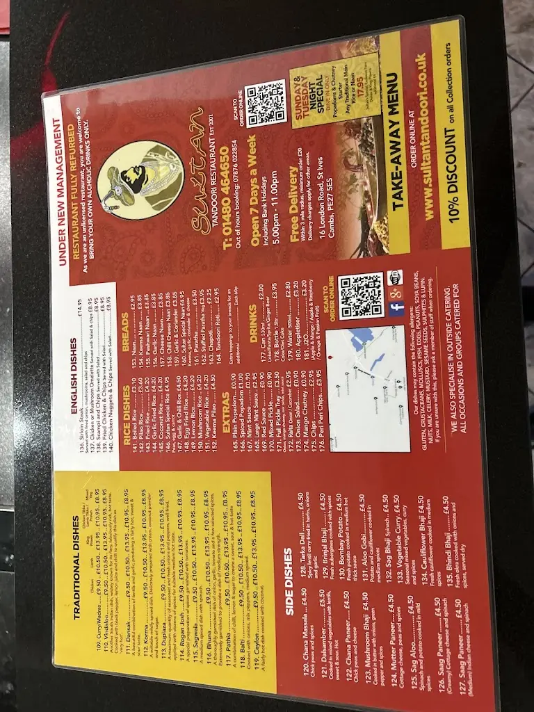 Menu_Sultan Tandoori_Fenstanton_image_2