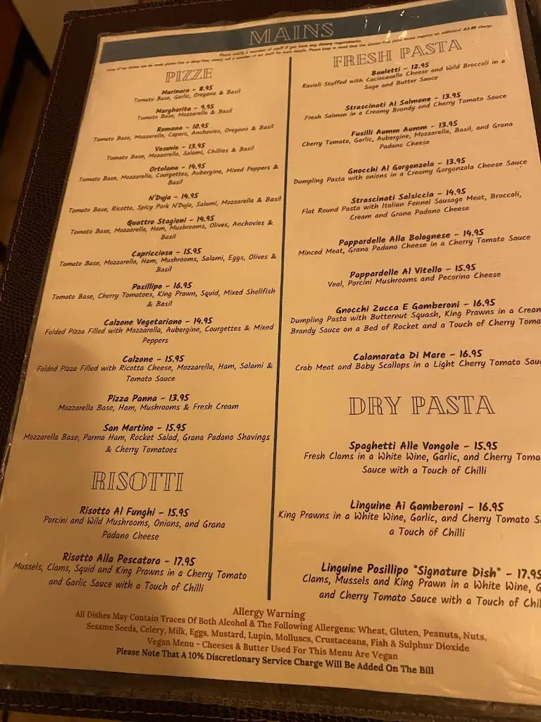 Menu_Posillipo - Faversham_Faversham_image_3