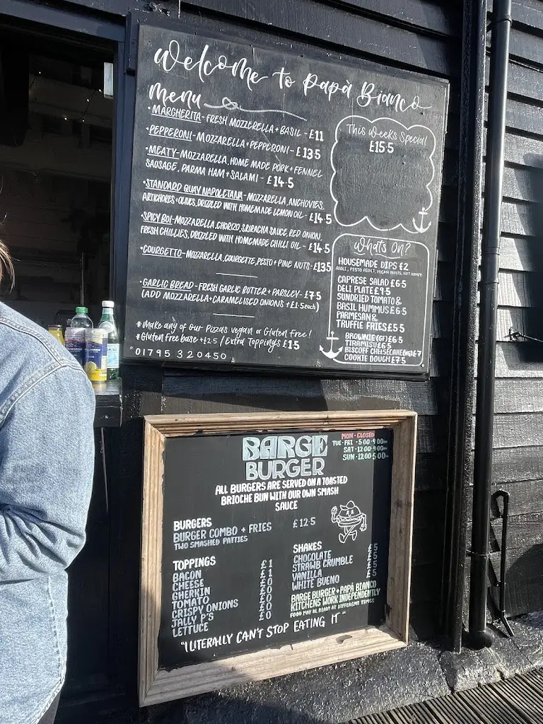 Menü_Papà Bianco_Faversham_Bild_2