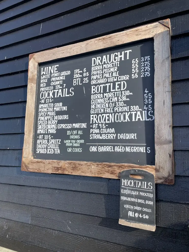 Menü_Papà Bianco_Faversham_Bild_4