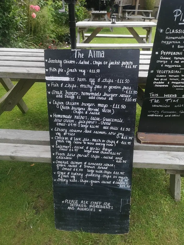 Menu_The Alma_Faversham_image_3