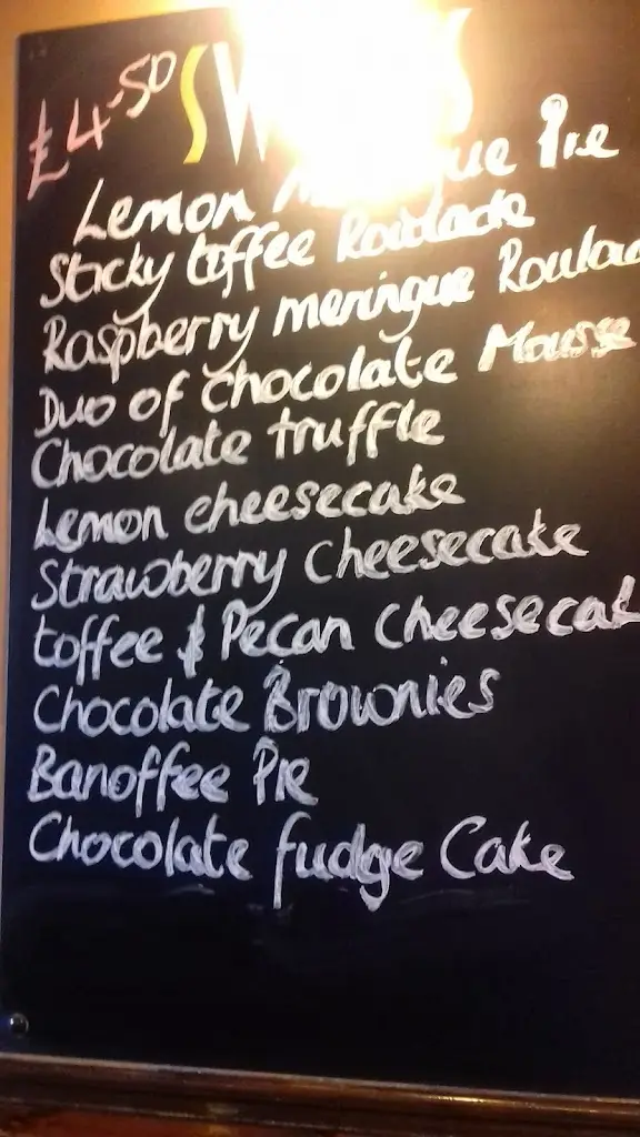 Menu_The White Hart_Fernhill Heath_immagine_2