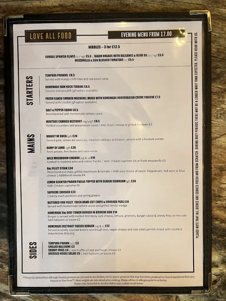 Menu_Love All Food_Ferndown_image_3