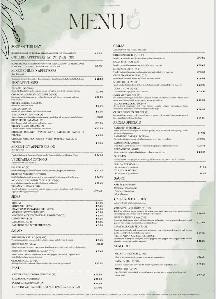Menu_Aroma Turkish Grill & Bar | Ferndown_Ferndown_image_1
