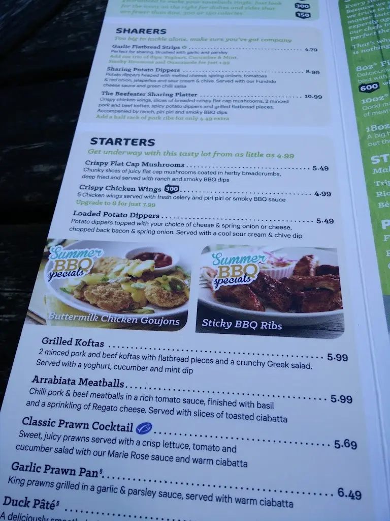 Menu_Smugglers Haunt Beefeater_Ferndown_image_4