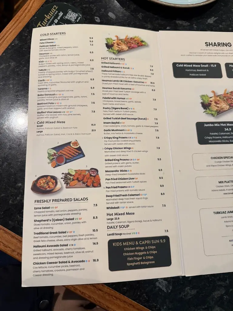 Menu_Turkuaz Restaurant Feltham_Feltham_image_2