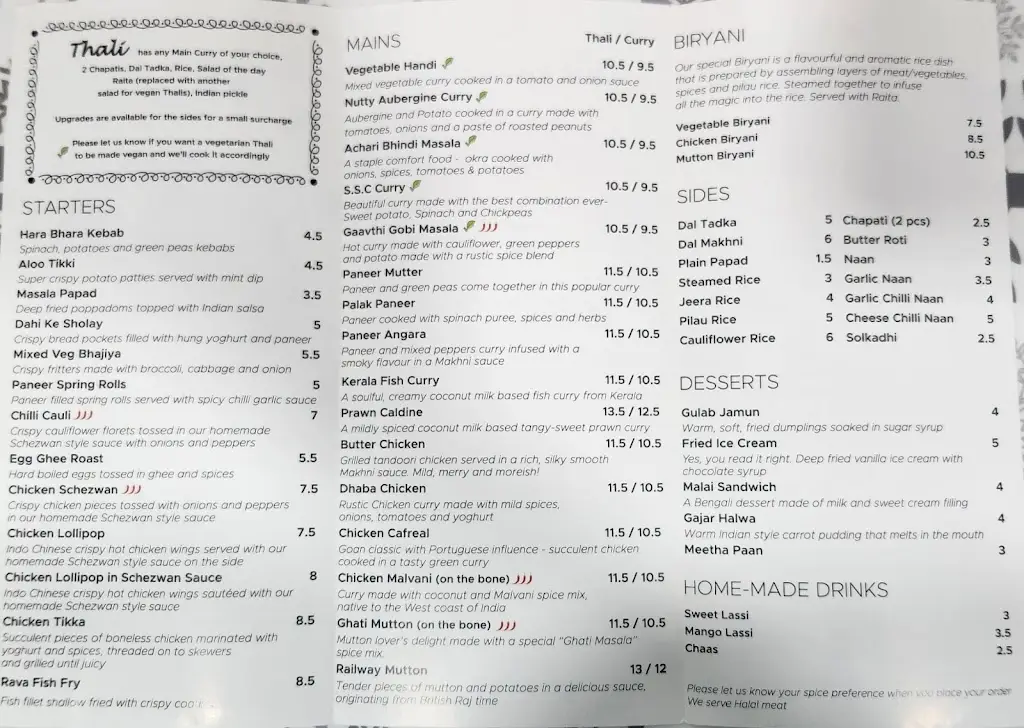 Menu_Humble Thali_Feltham_image_1