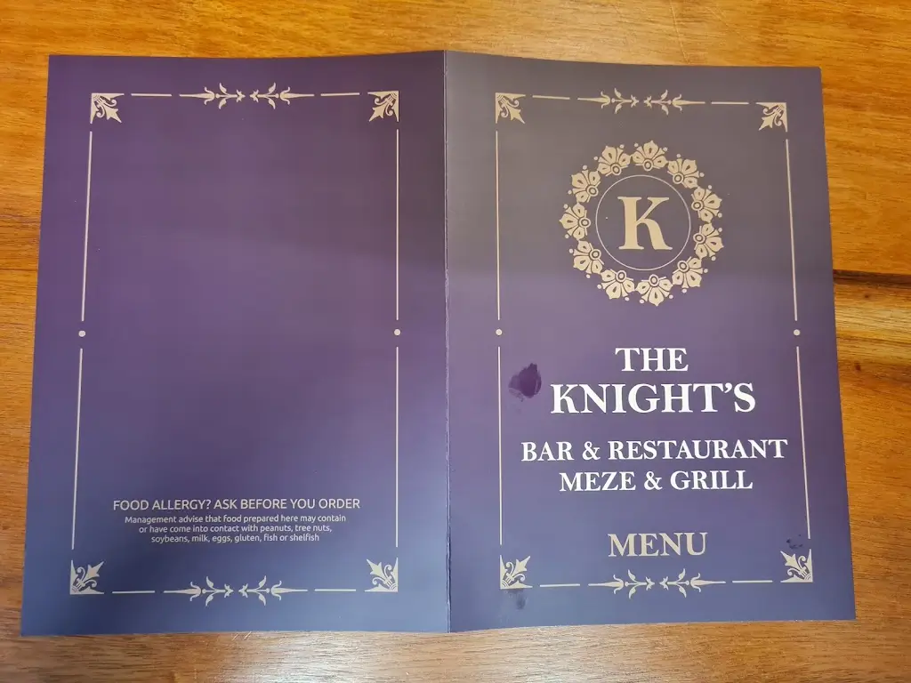 Menu_Knight of Aveley Public House_Aveley_image_4