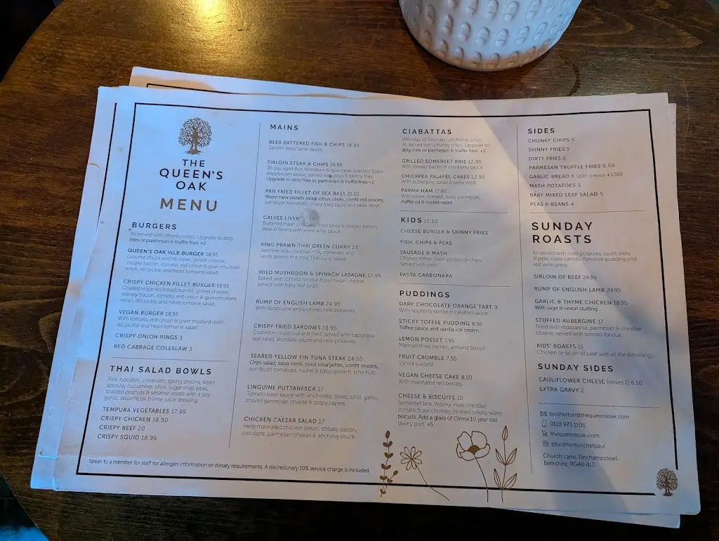 Menu_The Queens Oak_Finchampstead_image_3