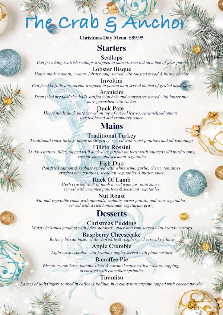 Menu_The Crab & Anchor_Farnborough_image_2