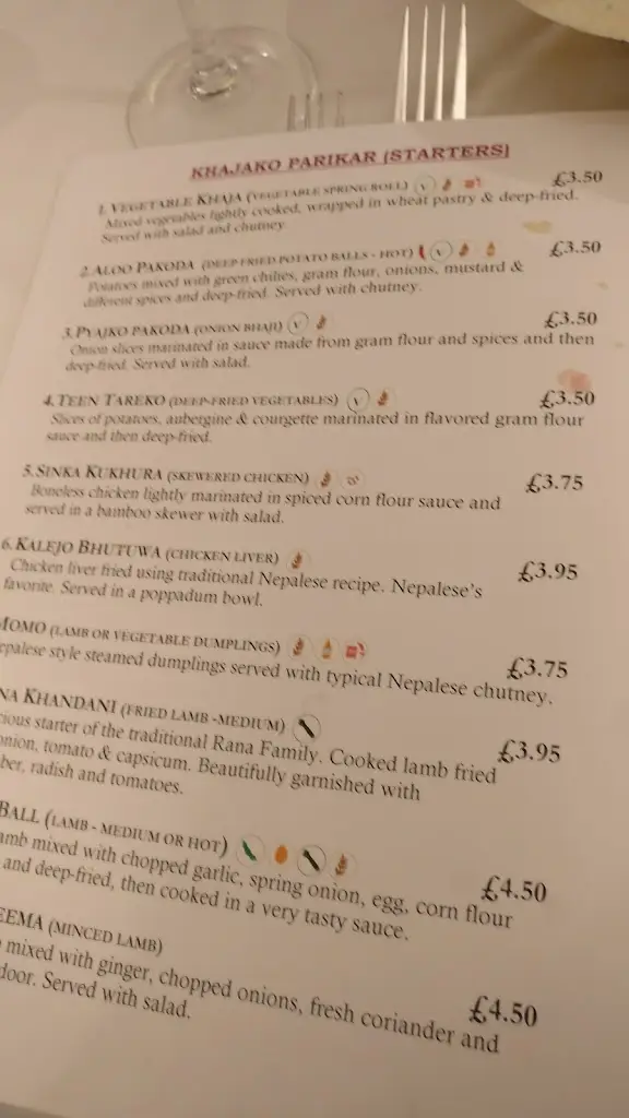 Menu_Gurkha Palace - Farnborough_Farnborough_immagine_4