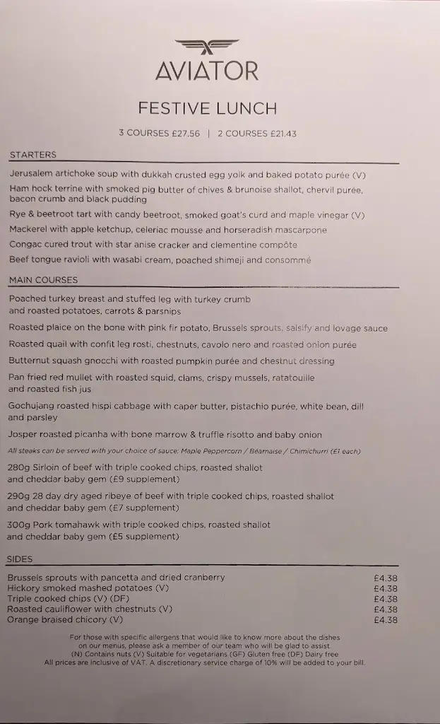 Menu_Brasserie at Aviator_Farnborough_image_3