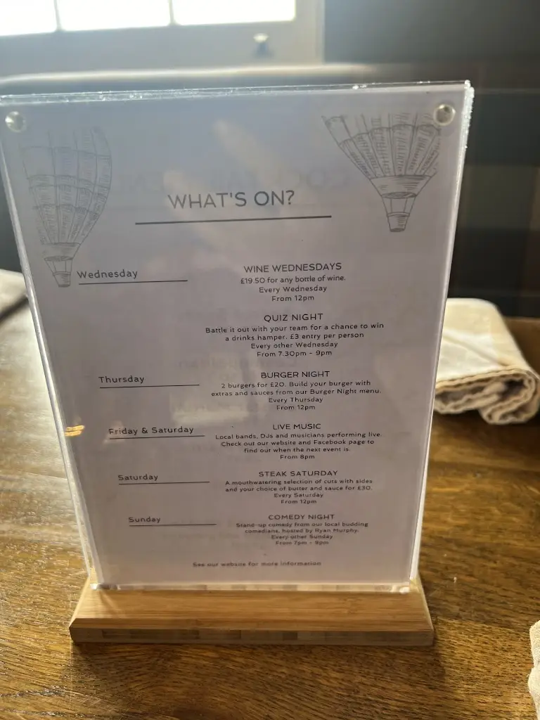 Menu_The Swan_Farnborough_image_3